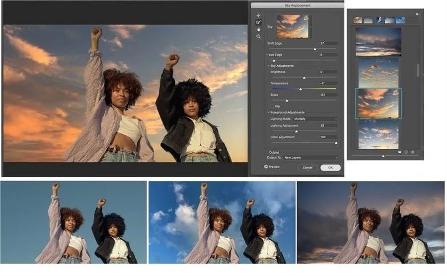 Adobe_MAX_2020：最新版Photoshop提供AI智能神經(jīng)濾鏡及天空替換等功能-2