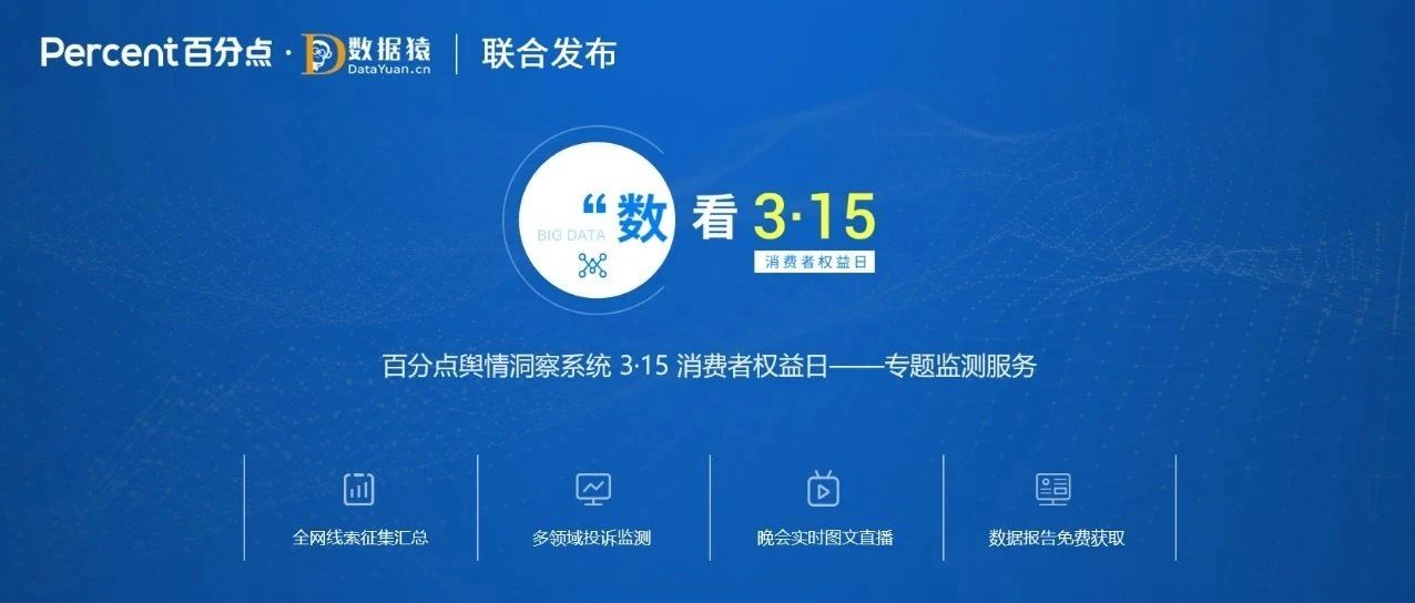 百分點(diǎn)科技&數(shù)據(jù)猿聯(lián)合發(fā)布《2021年央視3·15晚會事件預(yù)測分析》報告