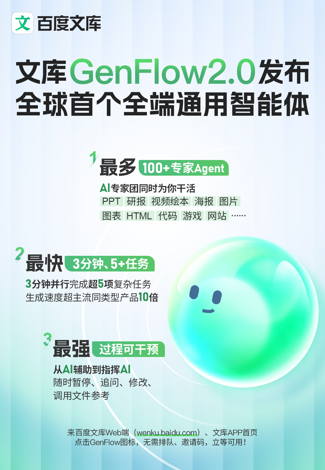 百度文庫(kù)網(wǎng)盤_全端通用智能體_GenFlow2.0-1